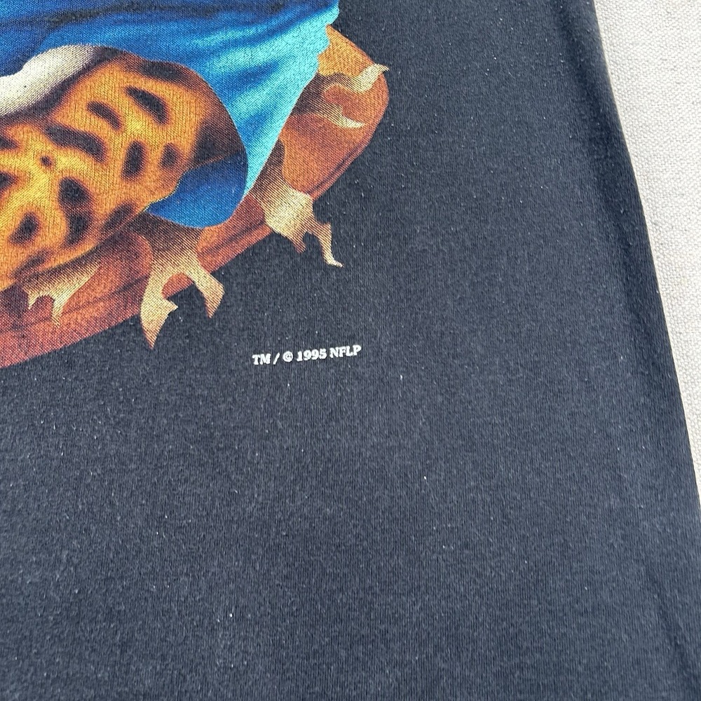 Vintage Nutmeg Jaguars Shirt Mens XL NFL Football 90s Double Sided Graphic Rare - Picture 4 of 9